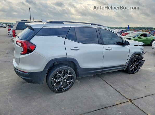 3GKALMEV1NL229650 2022 GMC TERRAIN Silver Trasero derecho
