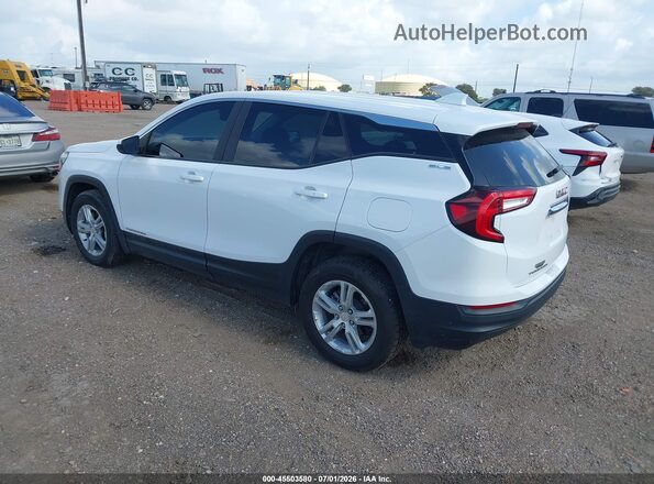 3GKALMEV1NL261059 2022 GMC TERRAIN White Հետևի ձախ