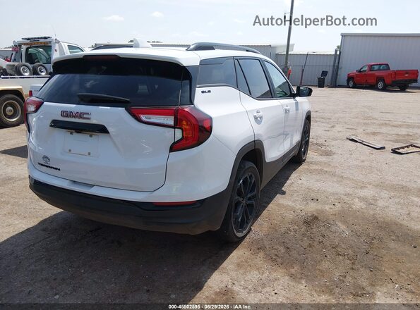 3GKALMEV1NL278461 2022 GMC TERRAIN Белый Задняя правая четверть