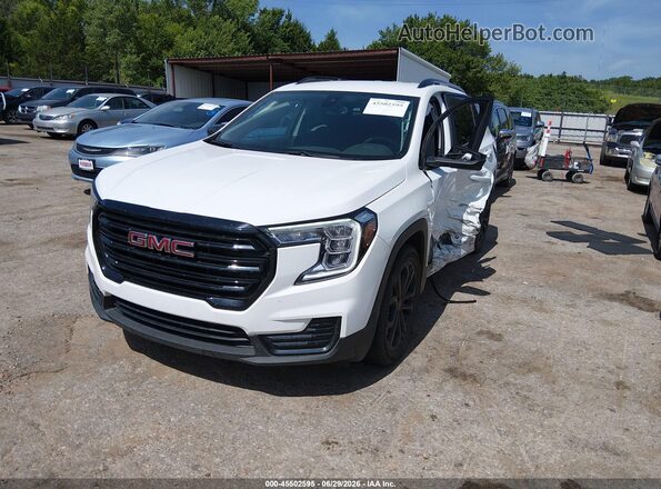 3GKALMEV1NL278461 2022 GMC TERRAIN Белый Передняя левая четверть