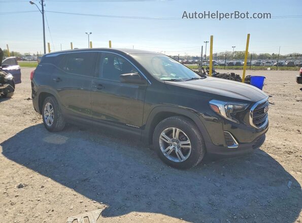 3GKALMEV2JL196457 2018 GMC TERRAIN Черный Передняя правая четверть
