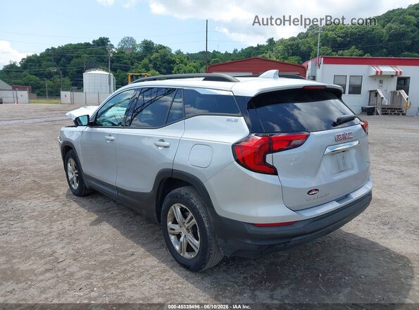 3GKALMEV2JL239193 2018 GMC TERRAIN Silver Tył lewy