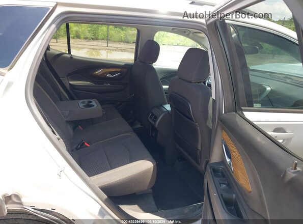 3GKALMEV2JL239193 2018 GMC TERRAIN Silver Widok naklejki z numerem VIN