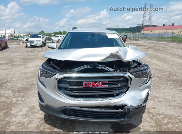 3GKALMEV2JL239193 2018 GMC TERRAIN Silver Widok zestawu wskaźników