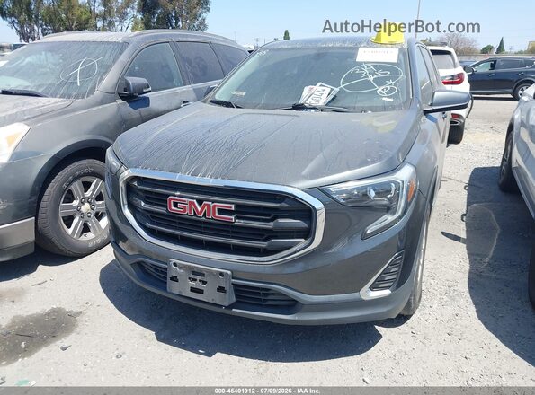 3GKALMEV2JL384993 2018 GMC TERRAIN Gray უკანა სალონის ხედი