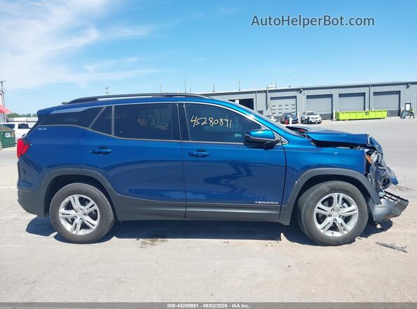 3GKALMEV2LL134754 2020 GMC TERRAIN Blue უკანა სალონის ხედი
