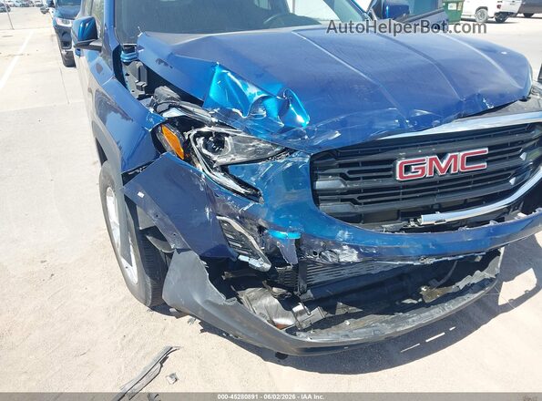 3GKALMEV2LL134754 2020 GMC TERRAIN Blue წინა ხედი