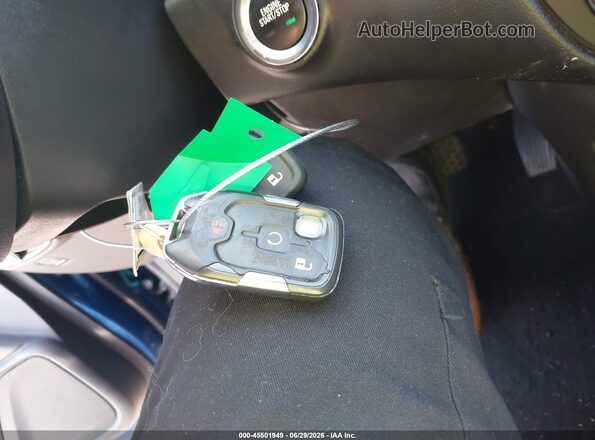 3GKALMEV2LL177961 2020 GMC TERRAIN Blue Vista del salpicadero