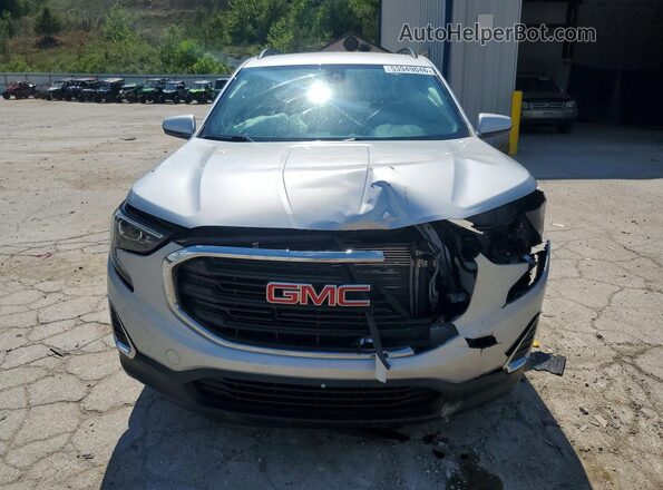 3GKALMEV2LL228908 2020 GMC TERRAIN Silver Front view