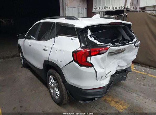 3GKALMEV2ML350136 2021 GMC TERRAIN White Задня ліва чверть