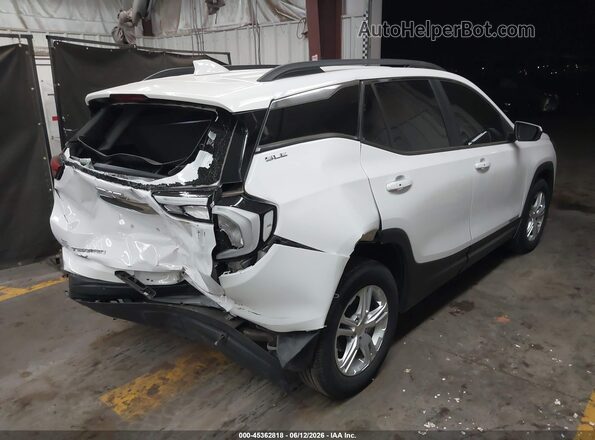 3GKALMEV2ML350136 2021 GMC TERRAIN White Задня права чверть