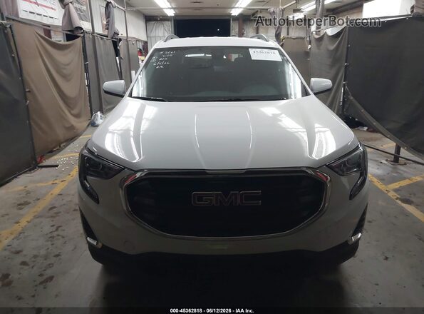 3GKALMEV2ML350136 2021 GMC TERRAIN White Вид щитка приладів