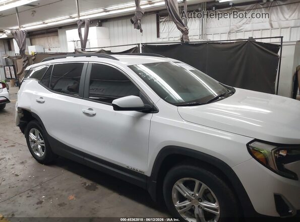 3GKALMEV2ML350136 2021 GMC TERRAIN White Вид задньої частини салону