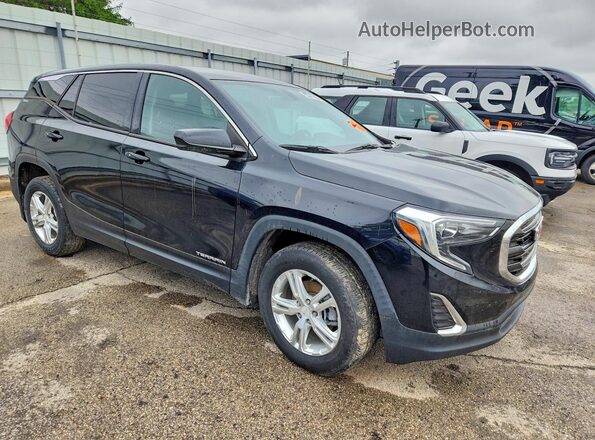 3GKALMEV3JL209961 2018 GMC TERRAIN Черный Передняя правая четверть