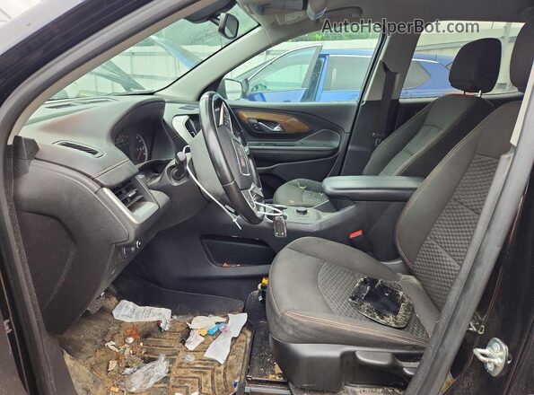 3GKALMEV3JL209961 2018 GMC TERRAIN Черный Вид салона спереди