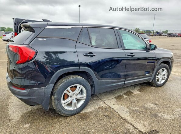 3GKALMEV3JL209961 2018 GMC TERRAIN Черный Задняя правая четверть