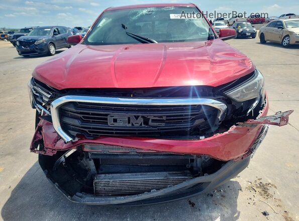 3GKALMEV3JL238313 2018 GMC TERRAIN Burgundy Widok z przodu