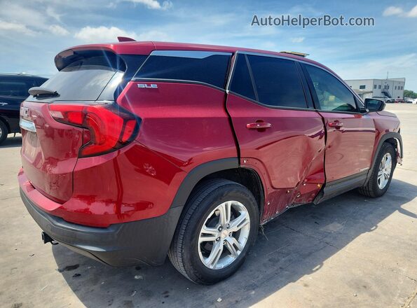 3GKALMEV3JL238313 2018 GMC TERRAIN Burgundy Tył prawy