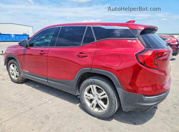 3GKALMEV3JL238313 2018 GMC TERRAIN Burgundy Tył lewy