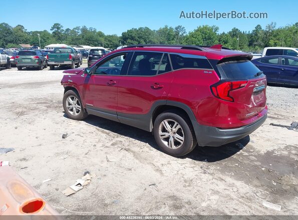 3GKALMEV3JL238411 2018 GMC TERRAIN Red Rear left