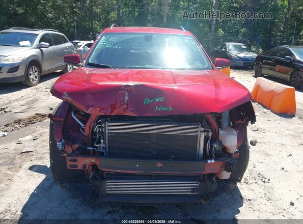 3GKALMEV3JL238411 2018 GMC TERRAIN Red Instrument cluster view