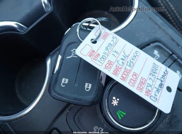 3GKALMEV3JL238411 2018 GMC TERRAIN Red Dashboard view