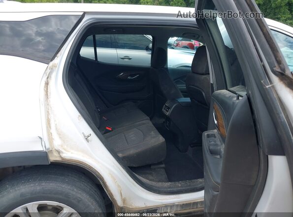 3GKALMEV3JL386199 2018 GMC TERRAIN White Vista de la etiqueta del VIN