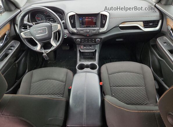 3GKALMEV3JL392598 2018 GMC TERRAIN White Vista del salpicadero