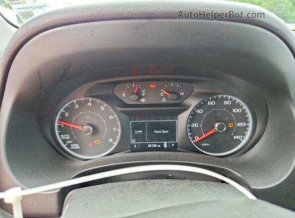 3GKALMEV3JL392598 2018 GMC TERRAIN White Vista del cuadro de instrumentos