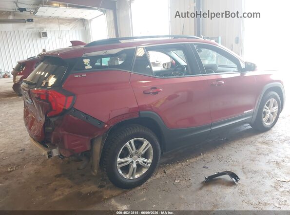 3GKALMEV3JL412087 2018 GMC TERRAIN Красный Задняя правая четверть