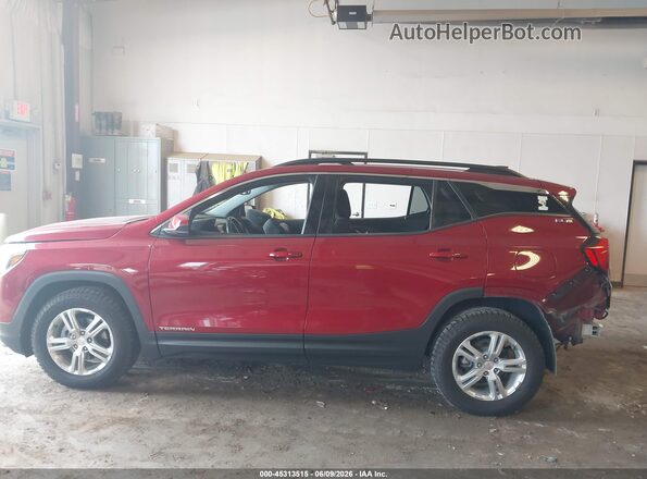 3GKALMEV3JL412087 2018 GMC TERRAIN Красный Панорамный вид салона 360°