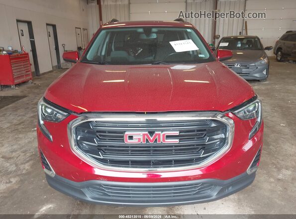 3GKALMEV3JL412087 2018 GMC TERRAIN Красный Вид щитка приборов