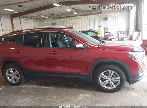 3GKALMEV3JL412087 2018 GMC TERRAIN Красный Вид задней части салона