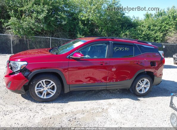 3GKALMEV3ML317808 2021 GMC TERRAIN Red Widok wnętrza 360 stopni