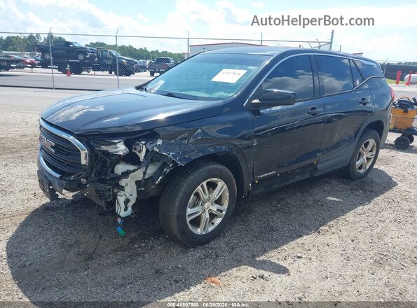 3GKALMEV4JL185170 2018 GMC TERRAIN Черный Передняя левая четверть