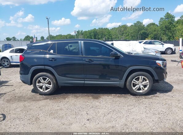 3GKALMEV4JL185170 2018 GMC TERRAIN Черный Вид задней части салона