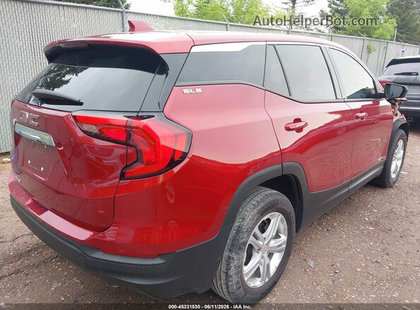 3GKALMEV4JL195343 2018 GMC TERRAIN Red Trasero derecho