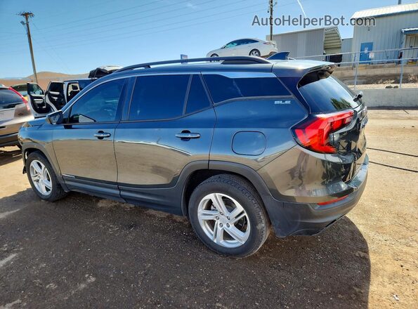 3GKALMEV4JL323676 2018 GMC TERRAIN Charcoal უკანა მარცხენა
