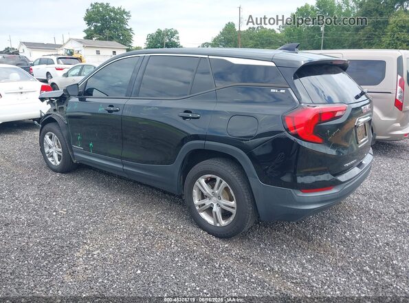 3GKALMEV4JL357617 2018 GMC TERRAIN Black Trasero izquierdo