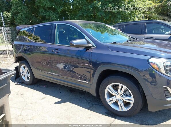 3GKALMEV4JL385899 2018 GMC TERRAIN Blue Սալոնի հետևի տեսք