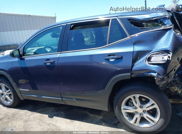 3GKALMEV4JL385899 2018 GMC TERRAIN Blue Սալոնի 360 աստիճան տեսք