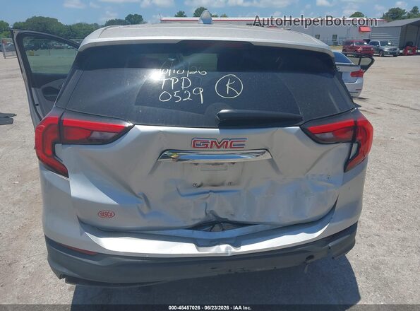 3GKALMEV4JL400529 2018 GMC TERRAIN Silver Front view