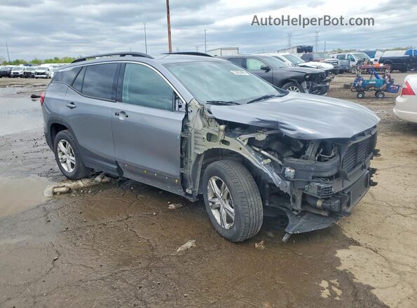 3GKALMEV4JL408064 2018 GMC TERRAIN Серый Передняя правая четверть
