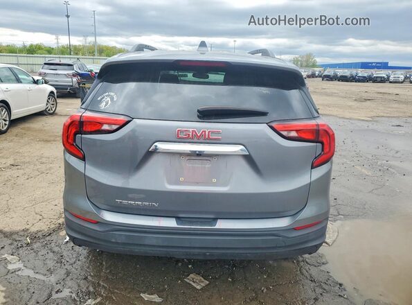 3GKALMEV4JL408064 2018 GMC TERRAIN Серый Вид сзади