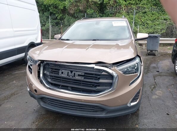 3GKALMEV4JL410896 2018 GMC TERRAIN Коричневый Вид щитка приборов