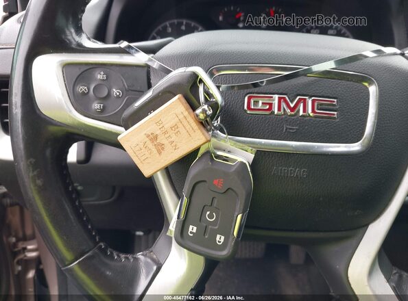3GKALMEV4JL410896 2018 GMC TERRAIN Коричневый Вид панели приборов