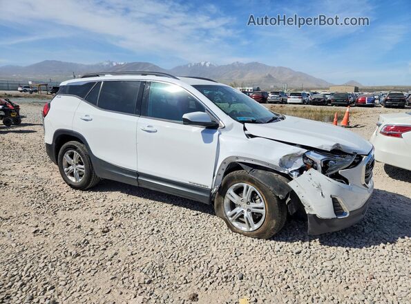 3GKALMEV4KL133376 2019 GMC TERRAIN White Przód prawy