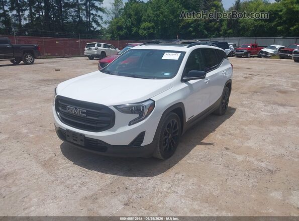 3GKALMEV4LL210488 2020 GMC TERRAIN White Առջևի ձախ երեք քառորդ տեսարան