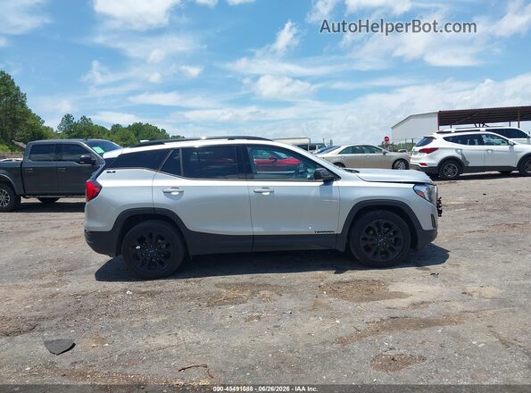 3GKALMEV4LL313331 2020 GMC TERRAIN Silver უკანა სალონის ხედი