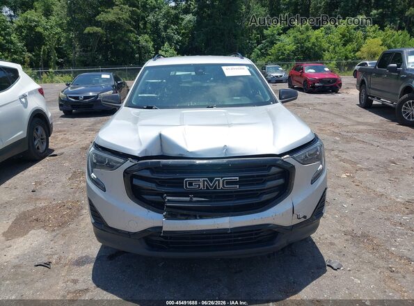 3GKALMEV4LL313331 2020 GMC TERRAIN Silver ხელსაწყოთა პანელის ხედი